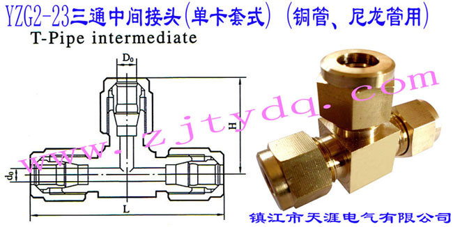 YZG2-23ͨg^(οʽ) (~)T-pipe Intermediate Connector