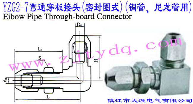 YZG2-7ͨ^(ܷȦʽ)(~)Elbow Pipe Through-board Connector